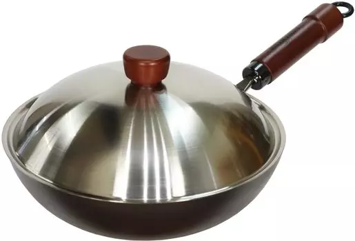 Набор глубоких кастрюль Riverlight Extreme Iron Frying Set с азотированием железа IH Rust, изготовленных из KS1424, кастрюли для жарки, крышки, 24 см, нитрид, обработка, совместимые, чёрный
