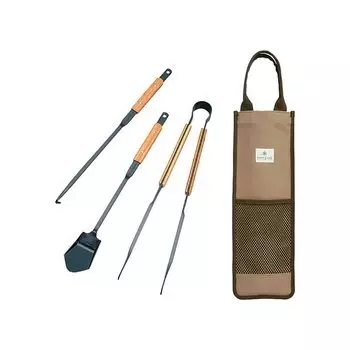 Набор инструментов для костра Snow Peak PRO черный N-024 чёрный
