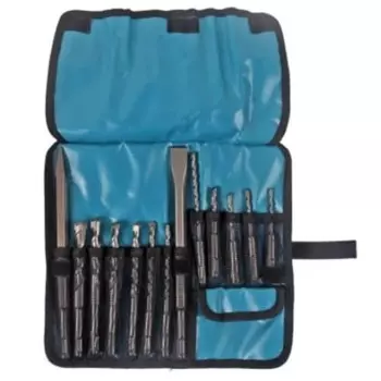 Набор из 13 сверл по бетону Makita Hammer Drill Bit SDS PLUS с мягким футляром D-53659