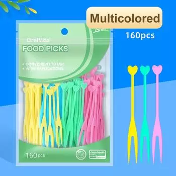 Набор из 160 фруктовых вилок для домашнего использования bag of 160 pcs