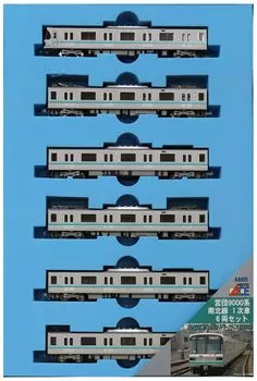 Набор из 1 вагона Micro Ace N Gauge Eidan 9000 Series Namboku Line A8495, модель поезда из 6 вагонов