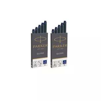 Набор из 2-х картриджей PARKER QUINK Blue, коробка 1950384 (1 5)
