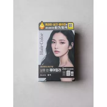 Набор из 2-х оттенков краски для волос Daiso Primo Factory Salon Wrap Black
