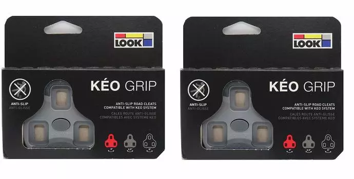 Набор из 2 LOOK KEO GRIP CLEAT (Серый (4,5° подвижный)) [Элемент]