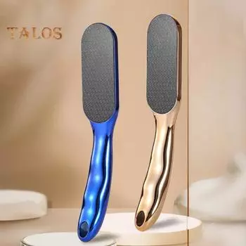 Набор из 2 пилок для ног, влажных и сухих, для удаления мозолей, скраб для ног, безопасное удаление огрубевшей кожи и омертвевших клеток кожи, профессиональные инструменты для ухода за ногами 2pcs золотистый/синий