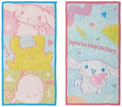 Набор из 2 полотенец для кармана Marushin Half Handkerchief Sanrio Characters Pastel Boys Admission Goods Подготовка к дошкольному учреждению, детскому саду, школе