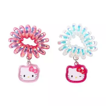 Набор из 2 резинок для волос Sanrio Coil Ponytail Holder Hello Kitty 834491