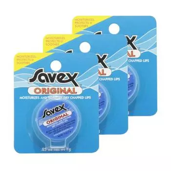 Набор из 3 баночек Savex 7 г (бальзам для губ) [элемент]
