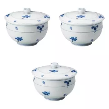 Набор из 3 чашек Kobai с крышками Sencha с крышками Arita ware Setomonohonpo [9,57,5 см (160 куб.см)] (Арита посуда)