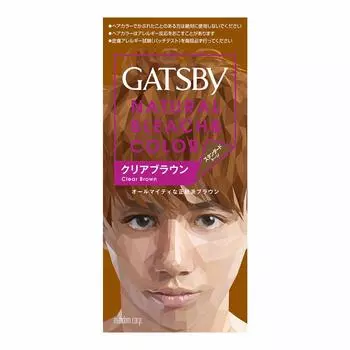 Набор из 3-х натуральных обесцвечивающих красок для волос Mandom Gatsby, прозрачный коричневый [Распродажа набора] (1 комплект) Мужской [квази-наркотик]