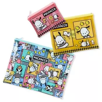 Набор из 3 виниловых плоских чехлов Sanrio Pochacco 875341 (Проверенный дизайн)