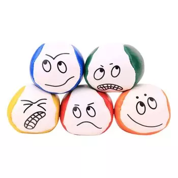 Набор из 5 мешков-бочек Charmoon Bean Bags для жонглирования, 5 штук, уникальный, забавный, для уличных выступлений, ознакомительный (Красный, Синий, Желтый, Зеленый, Оранжевый)