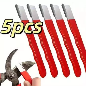 Набор из 5 профессиональных точилок для ножей Precision Edge, стальной реставратор лезвий для кухни, садовый инвентарь, быстрый ремонт лезвий, карманный размер, универсальная посадка 5Pcs