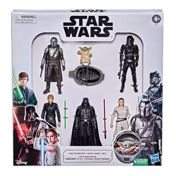 набор из 6 фигурок star wars дюжина для детей от 4 лет - 6 дюймов (15,2 см)