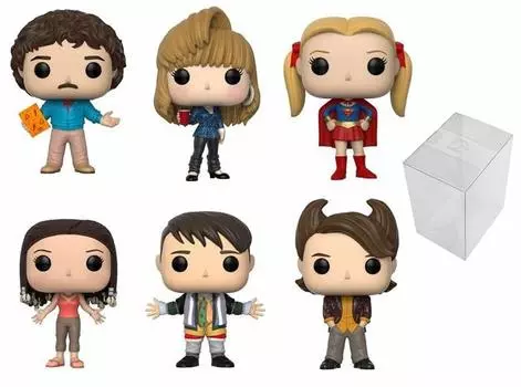 Набор из 6 коллекционных виниловых фигурок Funko Friends Series 2 с 6 защитными накладками PopShield для коробок Pop!телевидение