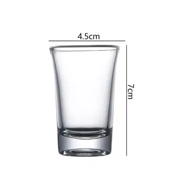 Набор из 6 шт. 50 мл SGlass Вечеринка Бар Клуб Инструмент для питья Рюмка для спиртных напитков Коктейль Водка Текила Виски Стаканы Прозрачная посуда для напитков 6pcs