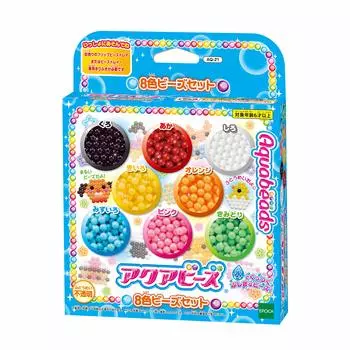 Набор из 8 цветных бусин EPOCH Aqua Beads