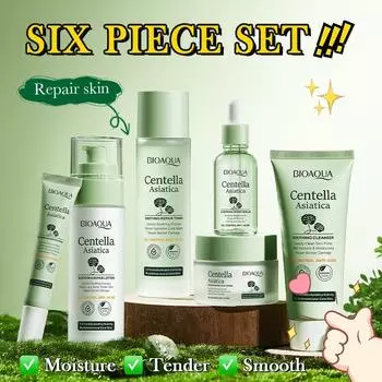 Набор из шести средств по уходу за кожей Centella Tender Nourishing Skincare Set Control Oil Control Moisturizing Anti-wrinkle and Freckle Rejuvenation