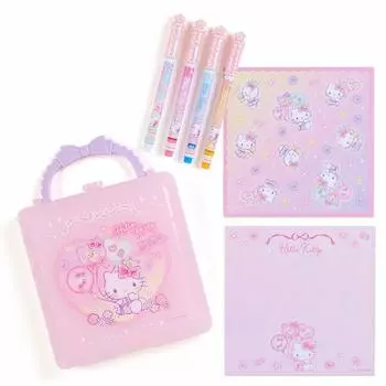 Набор канцелярских принадлежностей Sanrio Hello Kitty с цветной ручкой 923168