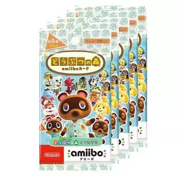 Набор карт amiibo Animal Crossing 5-го издания (5 комплект)
