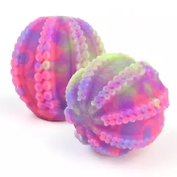 набор Keto Analpies Luminous Silicone Purple Pink TaRiss s 2 шт. 4,7 см x 4,7 см