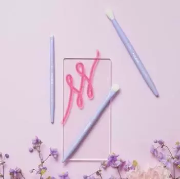 Набор кистей для теней Picasso Collezioni Purple Edition, состоящий из трех предметов