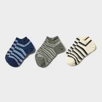Короткие носки Uniqlo Japan, комплект из 3 пар 67 BLUE/2024