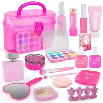 Набор косметики для Play House Cosmetic 18 Косметика Притвориться Нет Начальная школа День рождения Рождество Coffret Девочки, Игрушки, Набор, Модели, Части, Набор,