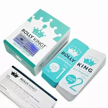 Набор кремов для ресниц Rollicking Eyelash Flying Cream Агент 1 0,5 г + Агент 2 0,5 г, 10 наборов