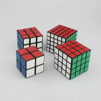 Набор кубиков-пазлов BOLU 2x2x2 3x3x3 4x4x4 5x5x5, обучающий кубик-головоломка, игрушка, кубик Рубика, скорость MAGIC CUBE 2X2X2