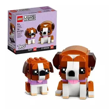 Набор LEGO BrickHeadz «Собака и щенок сенбернара» 40543