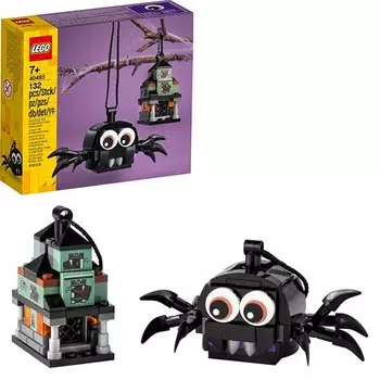 Набор LEGO «Паук Хэллоуина и дом с привидениями» 40493