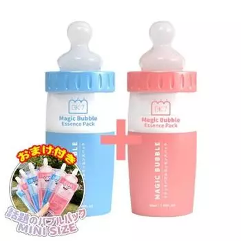 Набор Magic Bubble Essence Pack 2 с 6 бонусными мини-упаковками газированных пузырьков BAKER7 [Синий + Розовый] [Поставляется в упаковках]