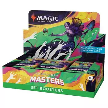 Набор Magic the Gathering Booster, английская версия, 24 комплекта, коллекционная карта MTG Wizards of the Coast D20140000 Commander Masters