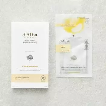 Набор масок d Alba White Truffle Double Fresh для питания и увлажнения 32,5 г (5 вариантов) 4PCS
