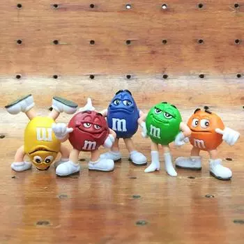 Набор мини-фигурок из ПВХ 5 ММ Американские разные товары m&m s M&M s