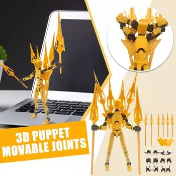 Набор мобильных кукол, 3D-печатная мобильная кукла-робот Титан, подвижная мобильная кукла, подходит для коллекционеров, украшение рабочего стола One Size