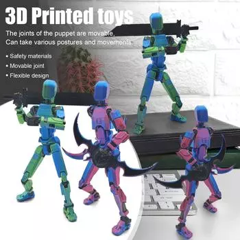 Набор мобильных кукол, 3D-печатная мобильная кукла-робот Титан, подвижная мобильная кукла, подходит для коллекционеров, украшение рабочего стола