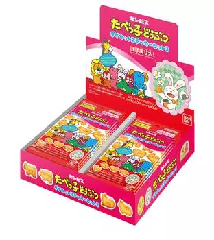 Набор наклеек Bandai Tabekko Animal Die Cut 3 (пак) (коробка), 20 упаковок