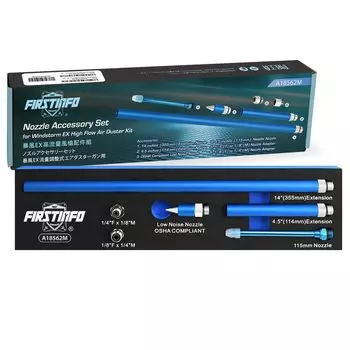 Набор насадок Ryosho FIRSTINFO TOOLS для пистолета-распылителя Storm EX Flow Adjustable Air Duster