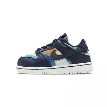 Набор Nike Dunk Low SE TD Graffiti — детские кроссовки Obsidian Multi-Color Summit-White Sport-Grey DM1048-400 22