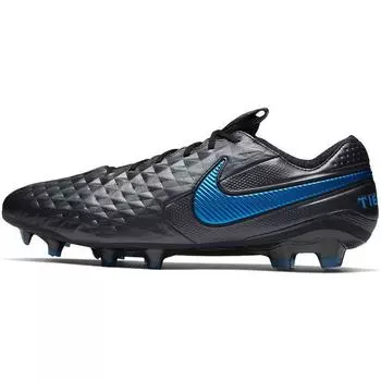 Набор Nike Tiempo Legend 8 Elite FG Under The Radar — мужские кроссовки Black Blue Hero AT5293-004 40.5
