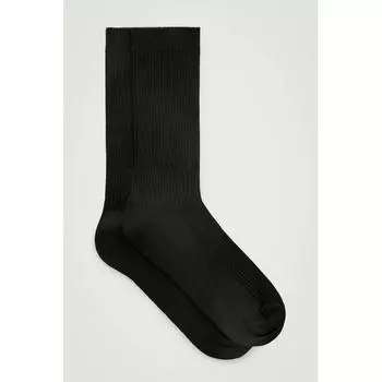 Набор носков в рубчик COS Japan, 2 шт. Black/3638