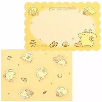 Набор открыток Pom Pom Purin с конвертом и печатью, сделано в Японии Sanrio sanrio (Одеяло)