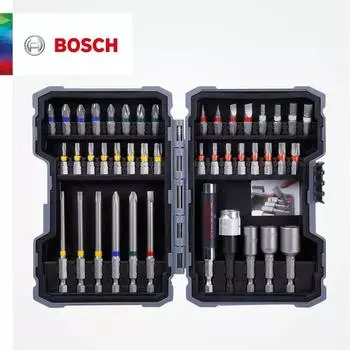 Набор отверток Bosch, 43 шт., 25 мм, 75 мм, комплект удлинительных стержней для отверток для Bosch GSR GSB GDR GDS GDX, электроинструмент