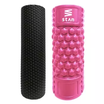 Набор пенных роликов stan Myofascial Release Trigger Point Stretch Roller Yoga Pole (розовый) розовый