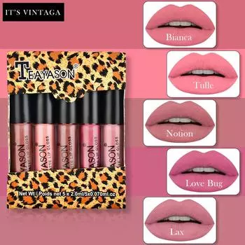 Набор помад Rose Mist, легко окрашиваемая стойкая помада Beauty 25 мл One size красный