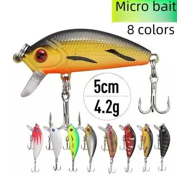 Набор приманок Mini Wave Climb Minnow VIB Sequin Bionic Mini Lure