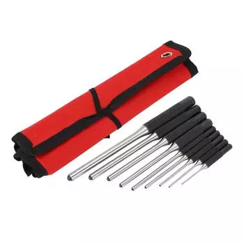 Набор из 9 шт. пробойников Roll Pin Punch от 1/16 до 16 дюймов из быстрорежущей стали для ремонта автомобильных часов