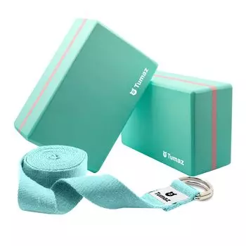 Набор ремней для йоги Yoga Block для помощи в позе Плотность EVA Легкий блок для йоги или набор для йоги из пробки Руководство по ремню для блока для йоги Все цвета Стабильные